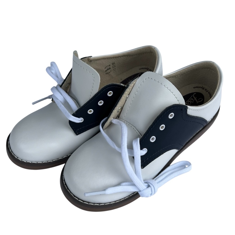 FootJoy Little Girls' Saddle Oxford Shoes Size 13 | Navy & White, NWOT | Preppy